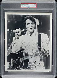 Circa 1973 Elvis Presley Aloha From Hawaii" Concert Original Photograph PSA/DNA Type I