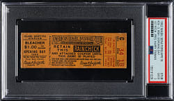 April 15, 1952 Washington Senators (vs. Boston Red Sox) Opening Day Ticket Stub PSA GOOD 2 - Harry Truman Throws First Pitch