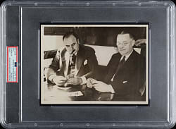 1932 Al Capone Scarface Heads to Prison Original ACME Newspictures Photograph PSA/DNA Type I