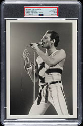 Circa 1984 Freddie Mercury Queen Original London Features International Photograph PSA/DNA Type I