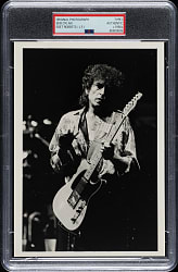 Circa 1980s Bob Dylan Original Ebet Roberts London Features International Photograph PSA/DNA Type I