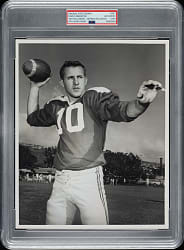 Circa 1961 Fran Tarkenton Hula Bowl Georgia Bulldogs Original Pipa Wakayama Photograph PSA/DNA Type I