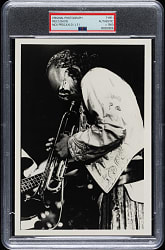 Circa 1980 Miles Davis Original Nick Procaylo London Features International Photograph PSA/DNA Type I