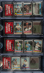 1976 Topps Unopened Rack Pack Collection (4) - Two with Hall of Famers on Bottom Including Oliva and Parker - BBCE