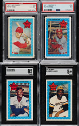 1971 Kellogg's 3-D Complete Set (75) Including Ten PSA- and SGC-Graded Cards