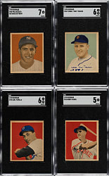 1949 Bowman Near-Complete Set (207/240) Plus Nine Variations