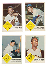 1963 Fleer Complete Set (67) Including Checklist