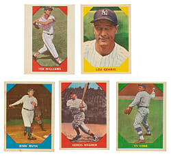 1960 Fleer All-Time Greats Complete Set (79)