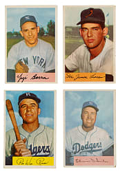 1954 Bowman Near-Complete Set (222/224)