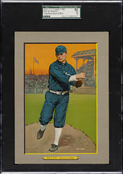 1911 T3 Turkey Red #125 Ed Walsh SGC EX 60 - 1 of 2 - Highest Graded!