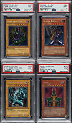 2003 Yu-Gi-Oh! BPT - Collector's Tin Promo PSA MINT 9 Complete Set (6)