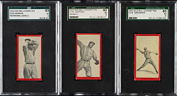 1910 T210 Old Mill Tobacco "Series 2" Virginia League Near-Complete Set (80/87) Including 51 PSA- and SGC-Graded Cards