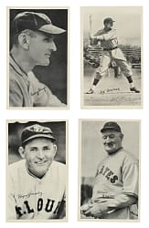 1936 R313 National Chicle "Fine Pen" Partial Set (73/120) Including Wagner, Hornsby, and Stengel