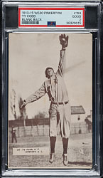 1913-1915 "Pinkerton" Postcard #159 Ty Cobb PSA GOOD 2