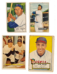 1948 to 1978 Topps and Bowman Hall of Famers and Stars Collection (154) Including Williams, Mantle, and Mays