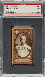 1912 C46 Imperial Tobacco #62 Fred Jacklitsch PSA NM 7 - 1 of 4 - Highest Graded!