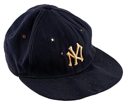 1950s New York Yankees Game-Used Cap - Attributed to Casey Stengel