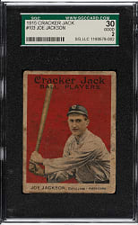 1915 E145 Cracker Jack #103 Joe Jackson SGC GOOD 2
