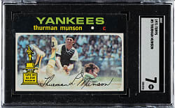 1971 Topps #5 Thurman Munson SGC NM 7