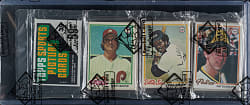 1978 Topps Unopened Rack Pack - Steve Carlton on Top - BBCE