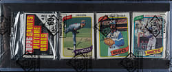 1980 Topps Unopened Rack Pack - Ozzie Smith on Back - BBCE