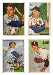 1952 Bowman Near-Complete Set (249/252)