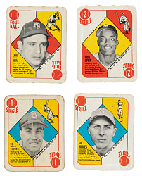 1951 Topps Red Backs Complete Set (52) Plus Two Variations