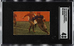 1937 Mayfair Candy Football "Line Holds" Red Grange SGC VG/EX 4
