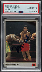 Signed 1991 All World Muhammad Ali Promo - PSA/DNA