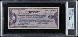 1992 Tom Seaver Twice-Signed Check - PSA/DNA