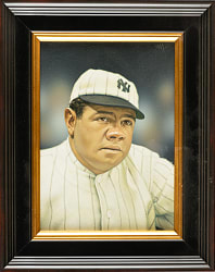 Babe Ruth Original Painting by Arthur K. Miller