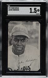 1947 W571 "Homogenized" Bond Bread Jackie Robinson SGC FAIR 1.5