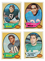 1970 Topps Football Complete Set (263) Plus 562 Duplicates