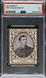 1909 T204 Ramly Tobacco Wee Willie Keeler PSA EX 5