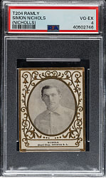 1909 T204 Ramly Tobacco Simon Nicholls PSA VG-EX 4