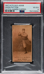 1889 N172 Old Judge Owen Patton PSA VG-EX 4