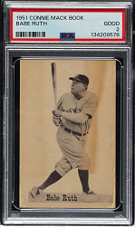 1951 Connie Mack Book Babe Ruth PSA GOOD 2
