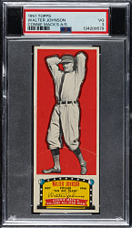 1951 Topps Connie Mack's All-Stars Walter Johnson PSA VG 3