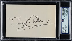 Buzz Aldrin Signed Index Card - PSA/DNA