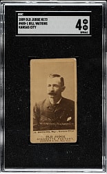 1889 N172 Old Judge Bill Watkins (Manager) SGC VG/EX 4 - Only Pose in the Set!