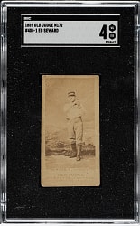 1889 N172 Old Judge Ed Seward SGC VG/EX 4