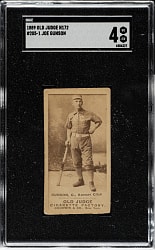1889 N172 Old Judge Joe Gunson SGC VG/EX 4