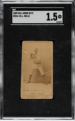 1889 N172 Old Judge E.L. Mills SGC FAIR 1.5