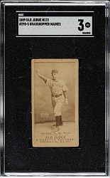 1889 N172 Old Judge Grasshopper Maines SGC VG 3