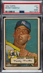 1952 Topps #311 Mickey Mantle PSA POOR 1 (MK)