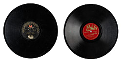 1921 Pathe Freres Phonograph Co. and Palda Record Co. Babe Ruth Record Pair