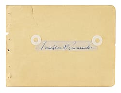 Franklin D. Roosevelt Cut Signature - JSA