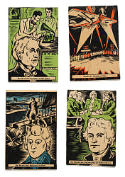 1937 Donut Co. of America "Thrilling Moments" Collection (19) Including Edison, Franklin, Crockett, and Wright Brothers