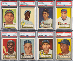 1952 Topps PSA-Graded Near-Complete Set (406/407)