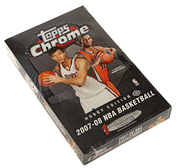 2007-2008 Topps Chrome Basketball Factory-Sealed Unopened Hobby Box (24 Packs) - Kevin Durant Rookie Year